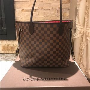 Louis Vuitton Tote Neverful Damier Ebene MM